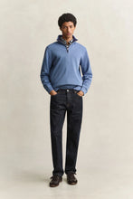 Load image into Gallery viewer, GANT - Sacker Rib Half Zip, Blue Horizon
