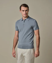 Load image into Gallery viewer, Profuomo - Luxury Basic Polo, Greyed Blue

