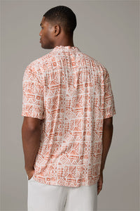 Strellson - Cliro, Orange Patterned Shirt