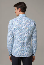 Load image into Gallery viewer, Strellson - Stan-W,  Blue Palm Tree Shirt
