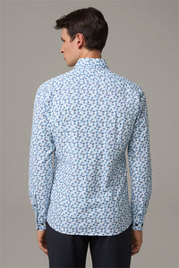 Strellson - Stan-W,  Blue Palm Tree Shirt