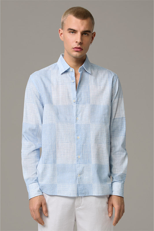 Strellson - Casyn-W, Blue Lined Shirt