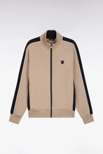 Load image into Gallery viewer, Eden Park - Interlock Zip-Up Sweatshirt, Beige Contrast
