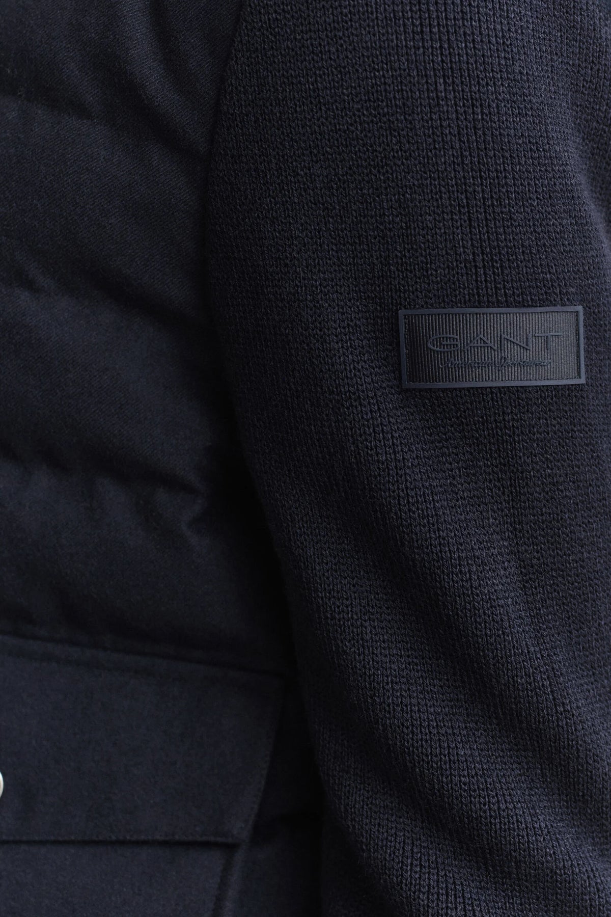 GANT - Insulated Hybrid Flannel Jacket, Evening Blue