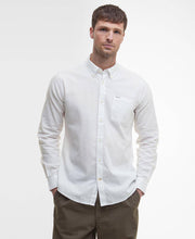 Load image into Gallery viewer, Barbour - Nelson Linen Blend Long-Sleeved Tailored Shirt, White
