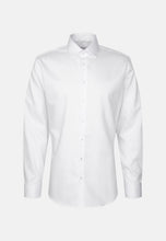 Load image into Gallery viewer, Seidensticker - Slim Fit Twilled Double Cuff Shirt, White
