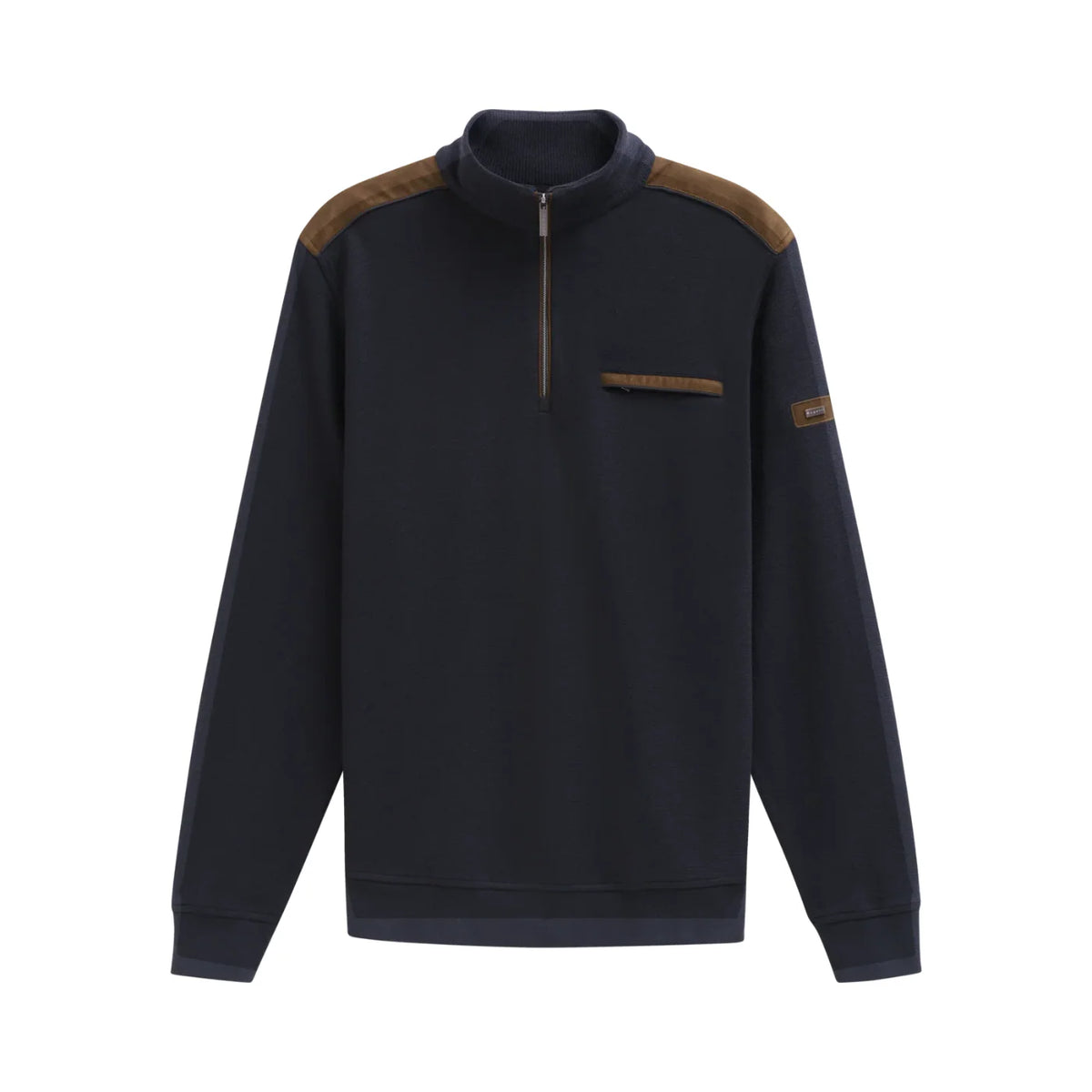 Bugatti - Knit Half Zip, Navy