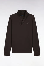 Load image into Gallery viewer, Eden Park - Long Sleeved Stretch Polo, Brown
