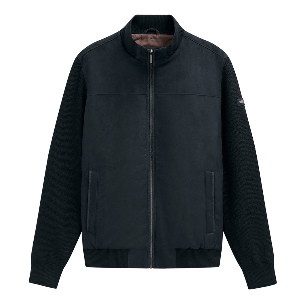Bugatti  - Bugatti Full Zip Hybrid Jacket, Navy