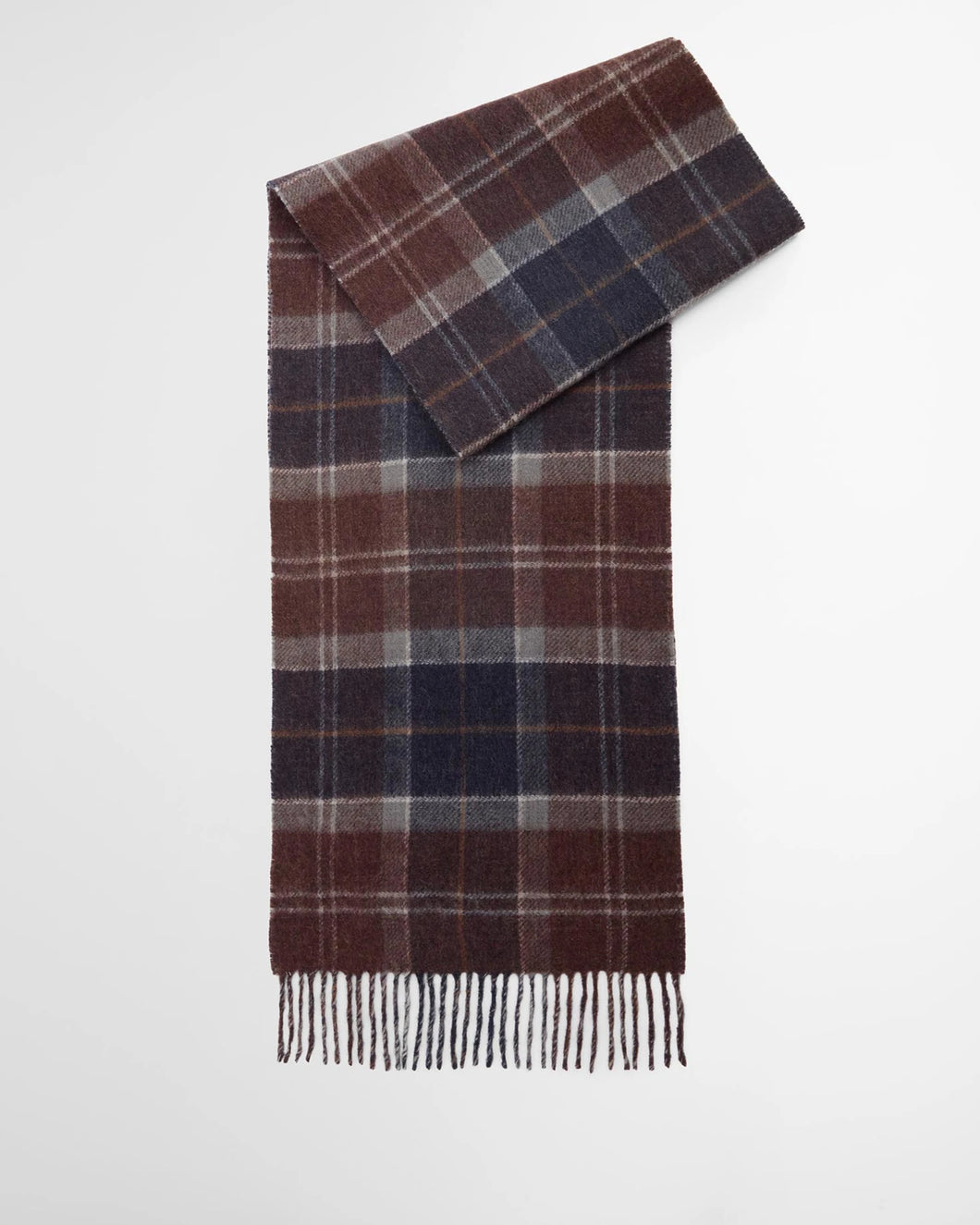 Barbour - Dramside Reversible Scarf, Midnight Oak Tartan