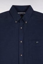 Load image into Gallery viewer, Eden Park - Straight Cut Plain Cotton Shirt, Navy
