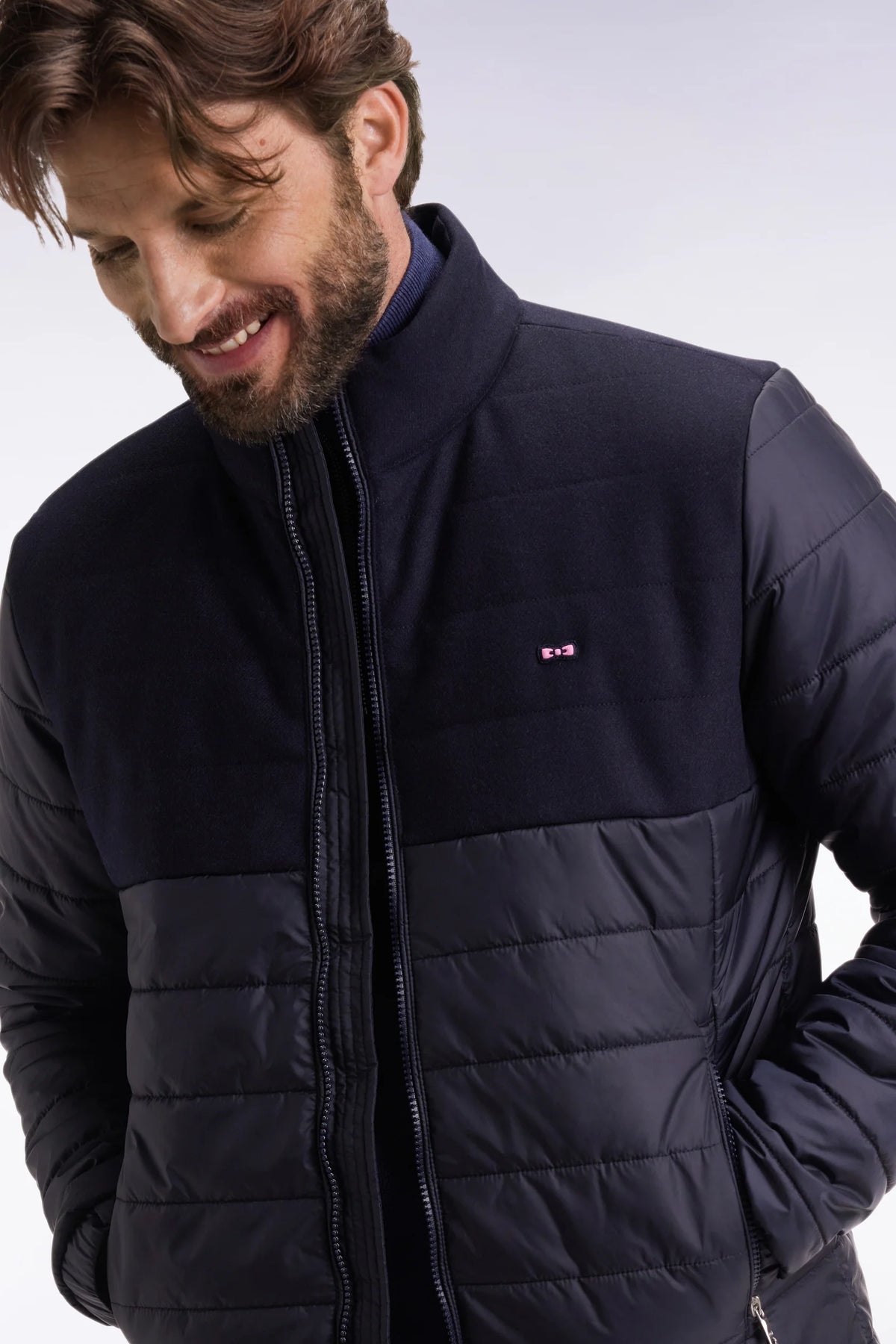 Eden Park - Two-Tone Jacket, Navy (S & M Only)