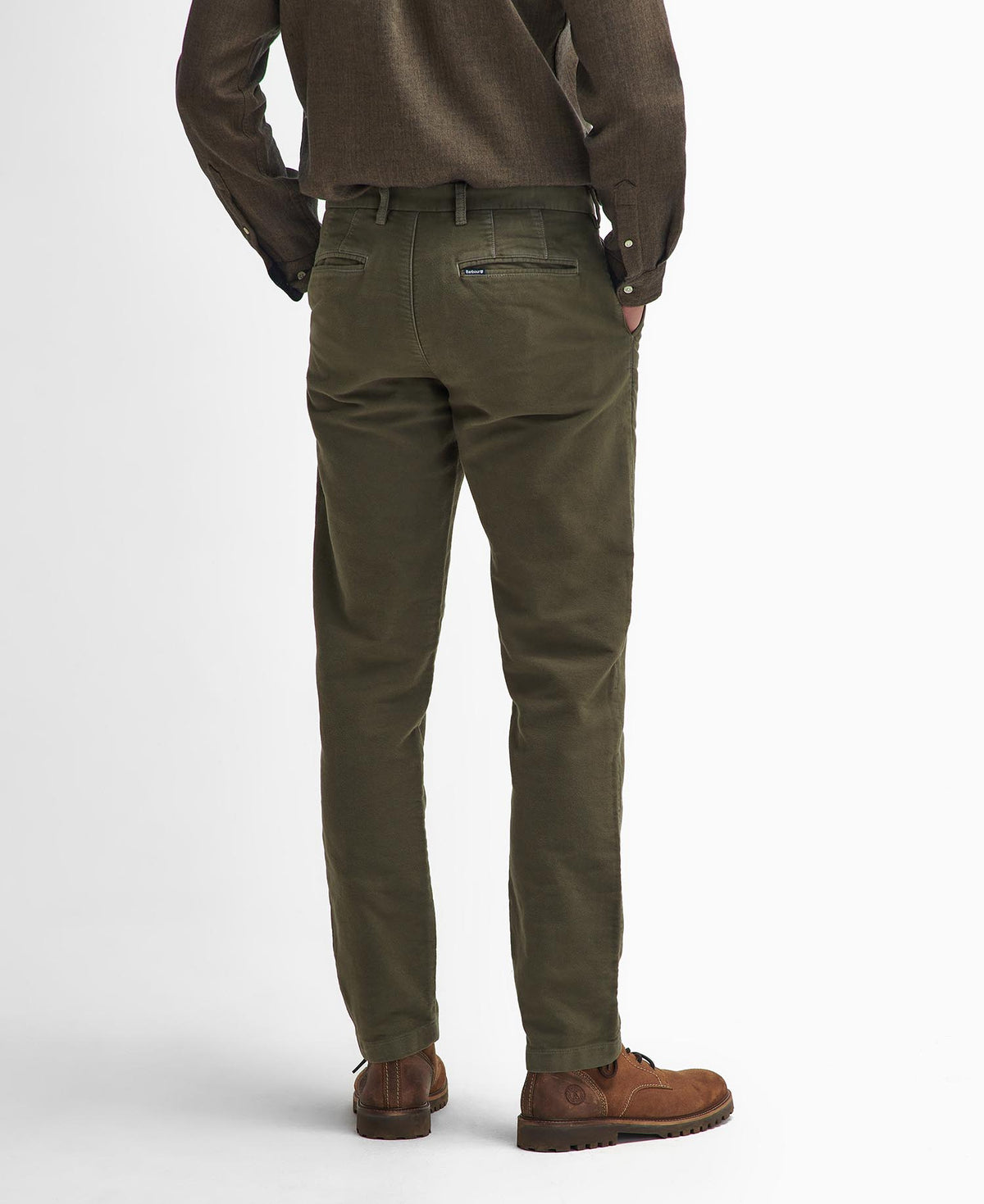 Barbour - Moleskin Tailored Trouser, Dark Olive