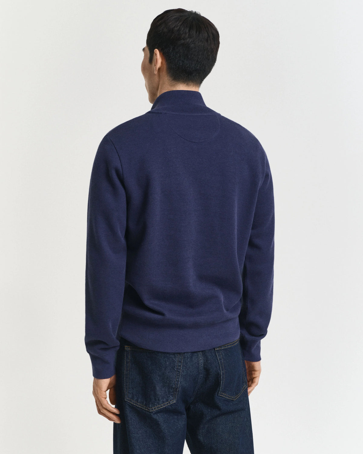 Gant - Sacker Rib Half Zip, Persian Blue (XXL Only)