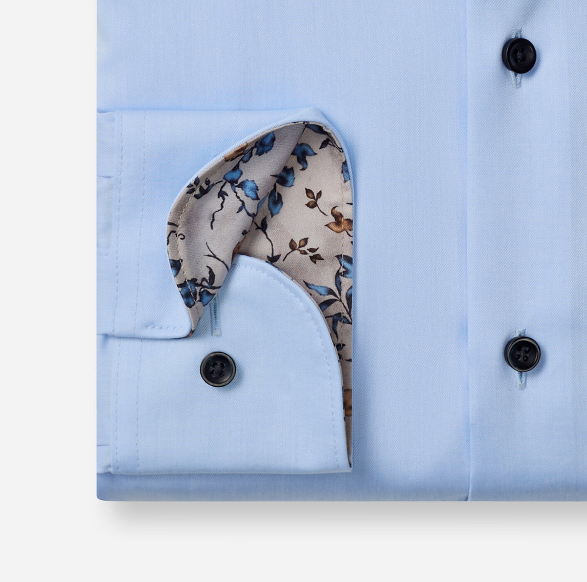 OLYMP - Luxor Modern Fit Global Kent Business Shirt, Sky