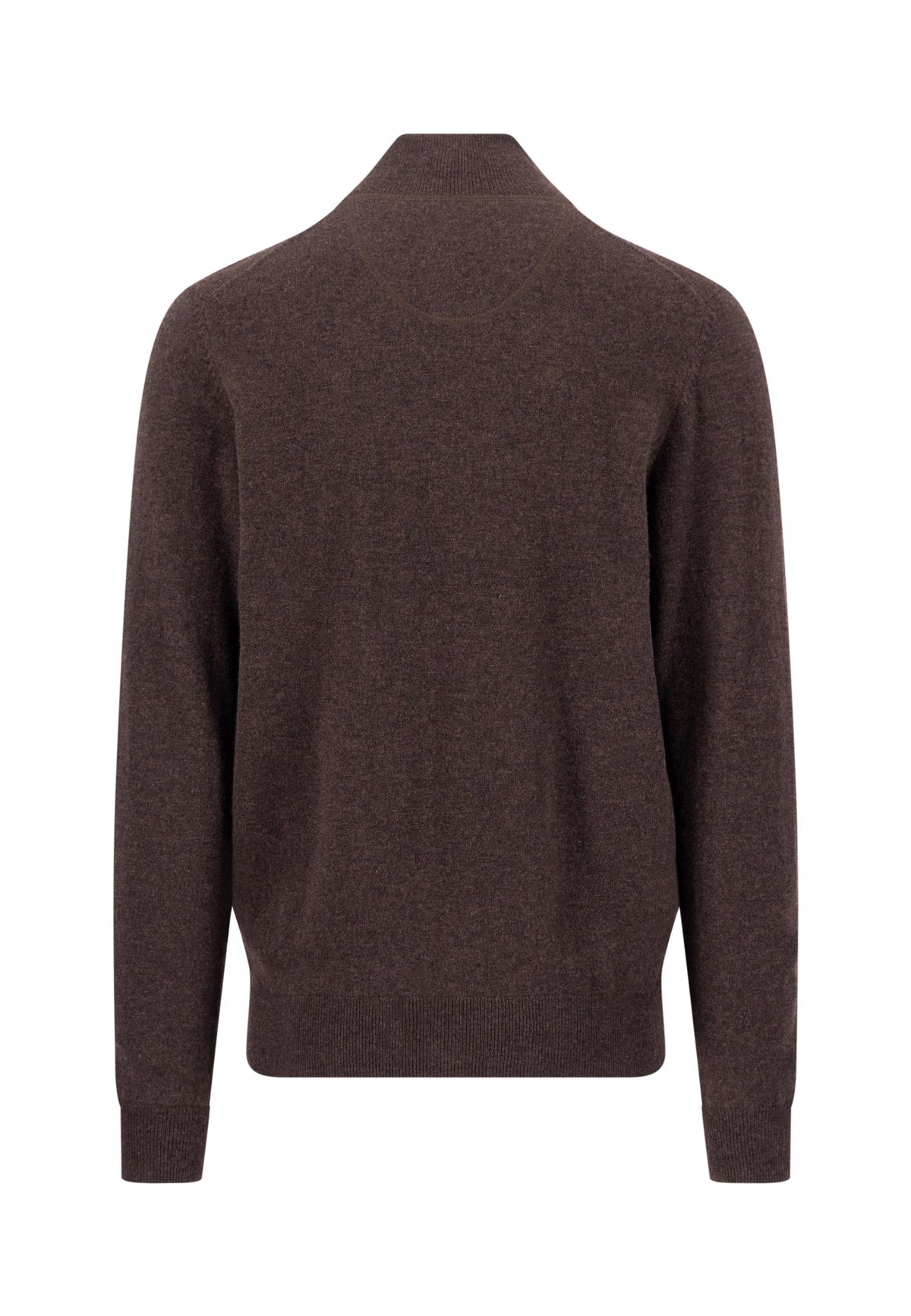 Fynch Hatton - Merino Cashmere Half-Zip, Soil