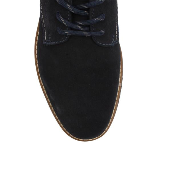 Bugatti - Leather and Suede Boot, Dark Blue, Otto (42 Only)