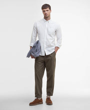 Load image into Gallery viewer, Barbour - Nelson Linen Blend Long-Sleeved Tailored Shirt, White
