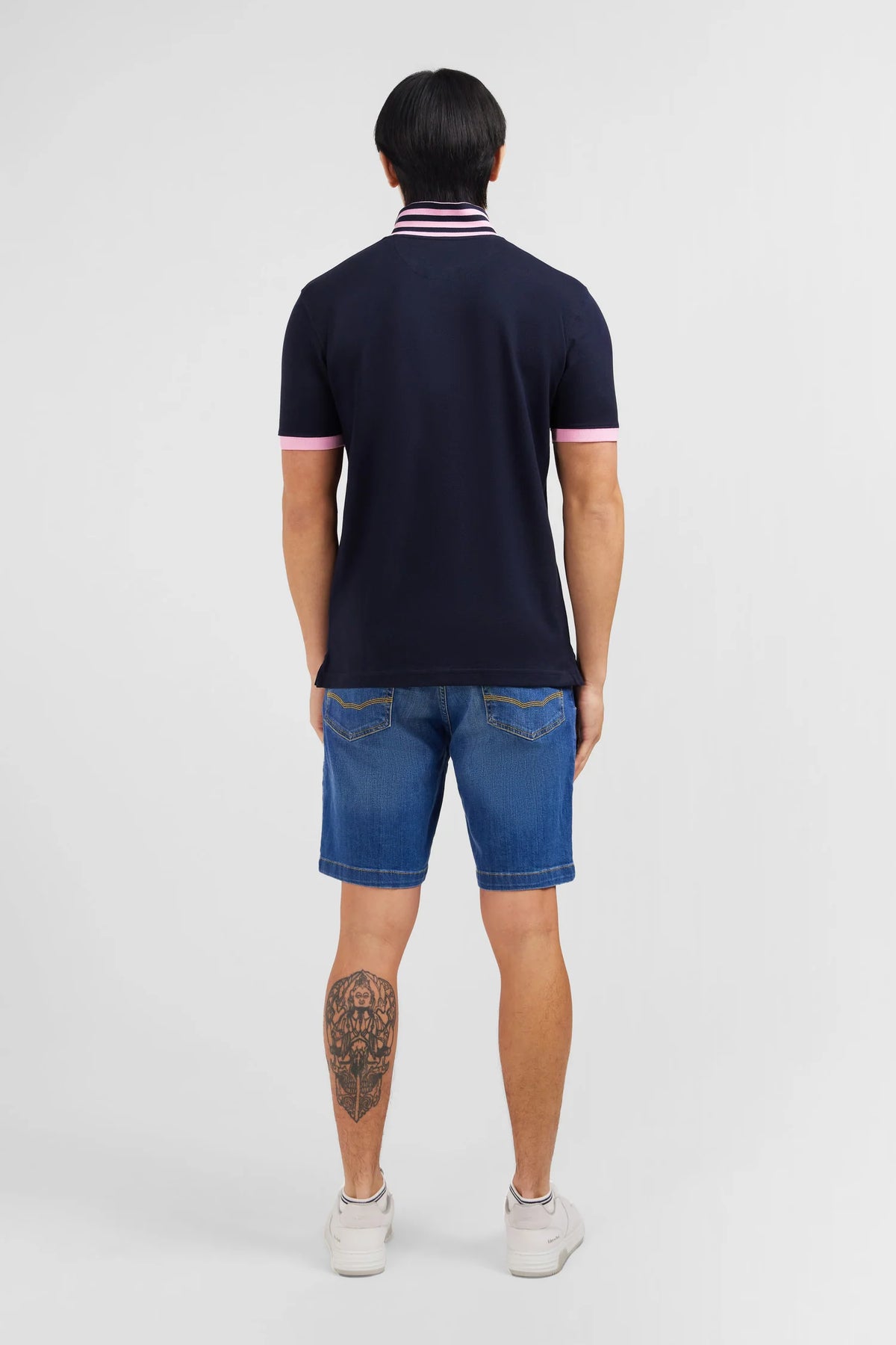 Eden Park - Pima Cotton Polo Shirt, Navy (S & XL Only)