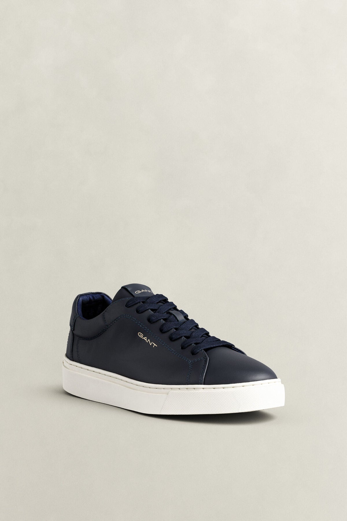 GANT - McJulien Cow Leather Trainer, Marine, Ross