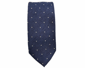 Blue Dots Silk Tie