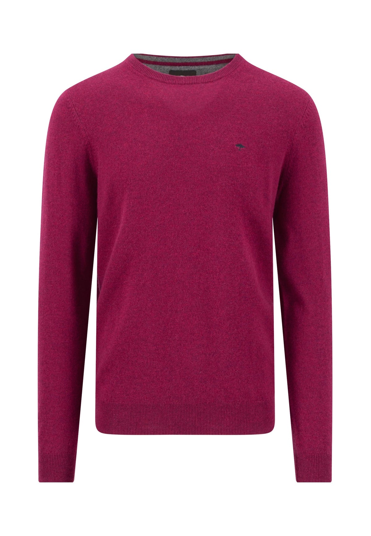 Fynch Hatton - Merino Cashmere Crew Neck, Grape
