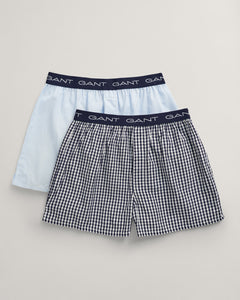 GANT - 2-Pack Gingham Striped Boxers