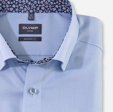 Load image into Gallery viewer, OLYMP - Luxor Business Shirt, Modern Fit, Under Button-Down, Light Blue
