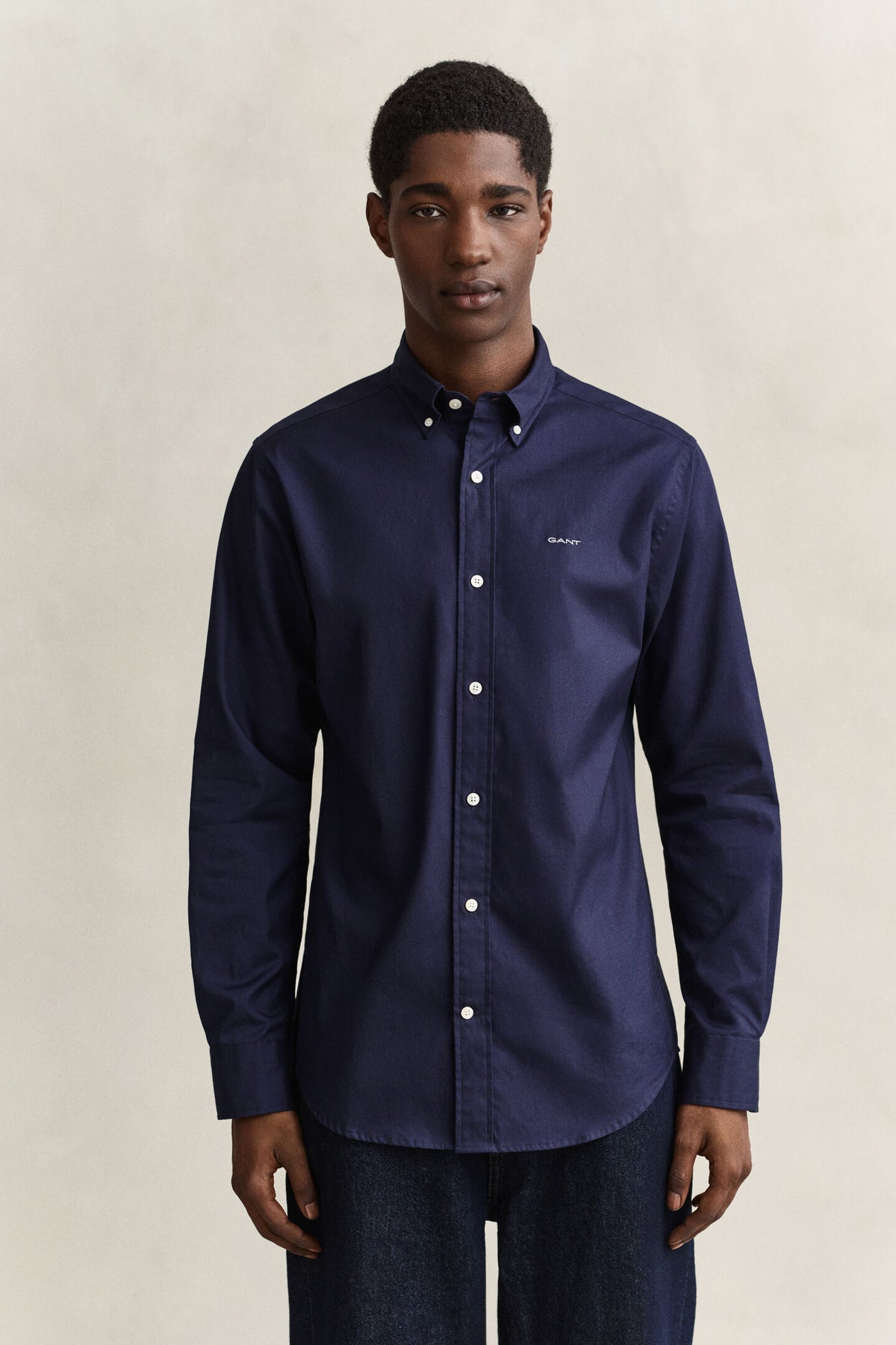 GANT - Regular Fit Pinpoint Oxford Shirt, Navy