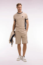 Load image into Gallery viewer, Eden Park - Cotton Short-Sleeved Slim Fit Stretch T-Shirt, Beige
