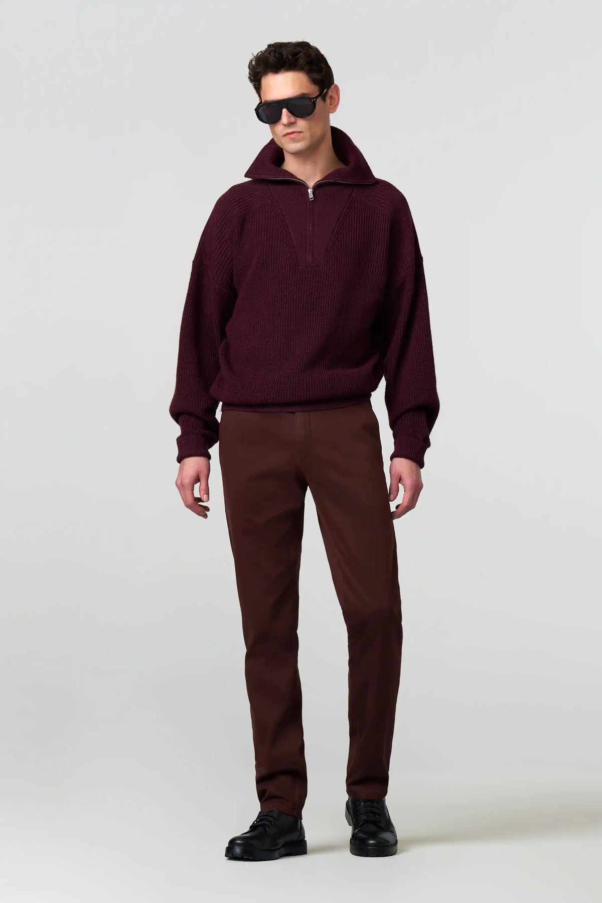 Meyer - Oslo Burgundy Trousers