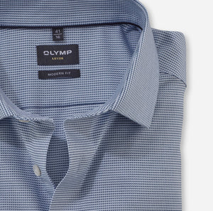 OLYMP - Luxor Business Shirt, Modern Fit, Global Kent, Bleu