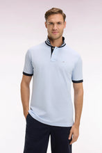 Load image into Gallery viewer, Eden Park - Cotton Contrast Collar Polo Shirt Slim, Light Blue
