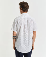 Load image into Gallery viewer, GANT - Reg Micro Print Short Sleeve Shirt, Eggshell
