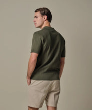 Load image into Gallery viewer, Profuomo - Aero Ease Polo, Green Striped

