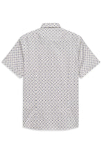 Load image into Gallery viewer, Bugatti - Short-Sleeved Button Down Shirt, Olive Micro-pattern
