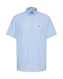Bugatti - Short Sleeve Shirt, Sky Blue