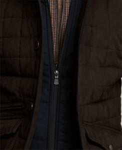 Magee - Glenveigh Quilted Jacket, Chocolate Brown