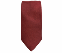 Load image into Gallery viewer, Dark Red Silk Tie
