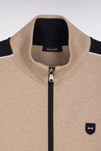 Load image into Gallery viewer, Eden Park - Interlock Zip-Up Sweatshirt, Beige Contrast
