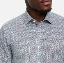 Load image into Gallery viewer, OLYMP - Level Five Body Fit Business Shirt, New York Kent, White Pattern
