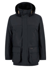 Load image into Gallery viewer, Barbour - Bleaberry Hooded Wax Jacket, Navy

