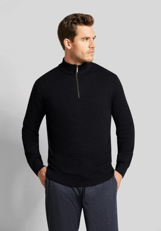 Bugatti - Sweat-Shirt Troyer Navy