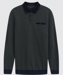 Bugatti - Polo Shirt Pocket 1/1, Dark Green