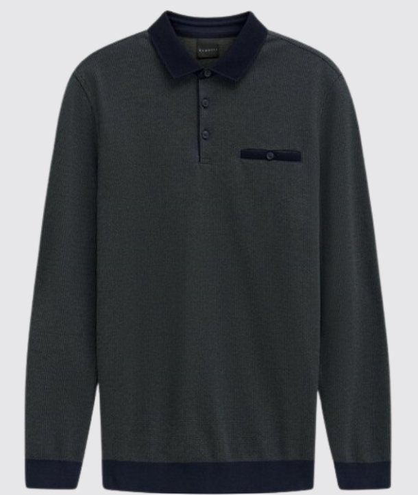 Bugatti - Polo Shirt Pocket 1/1, Dark Green