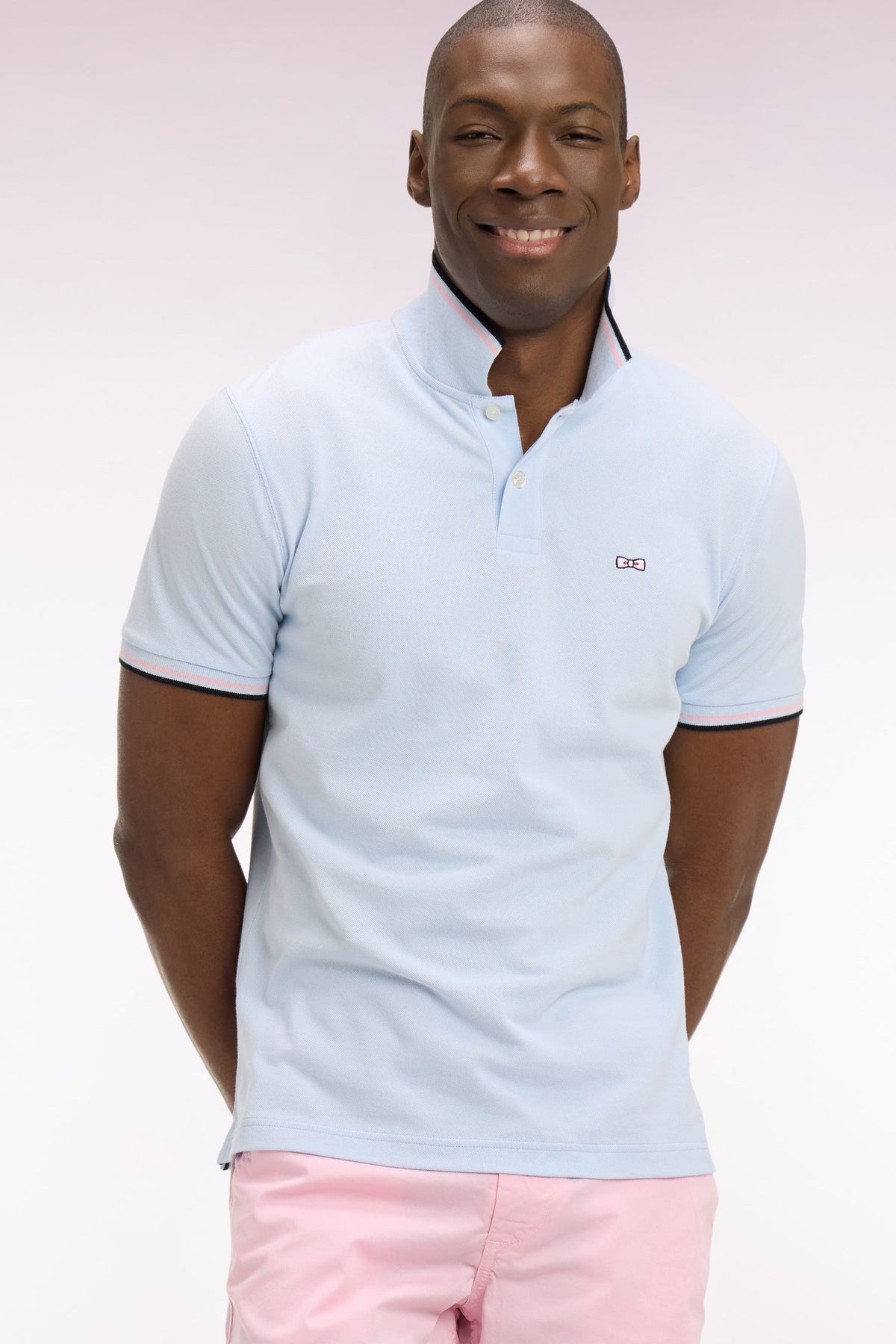 Eden Park - Cotton Polo Shirt, Light Blue