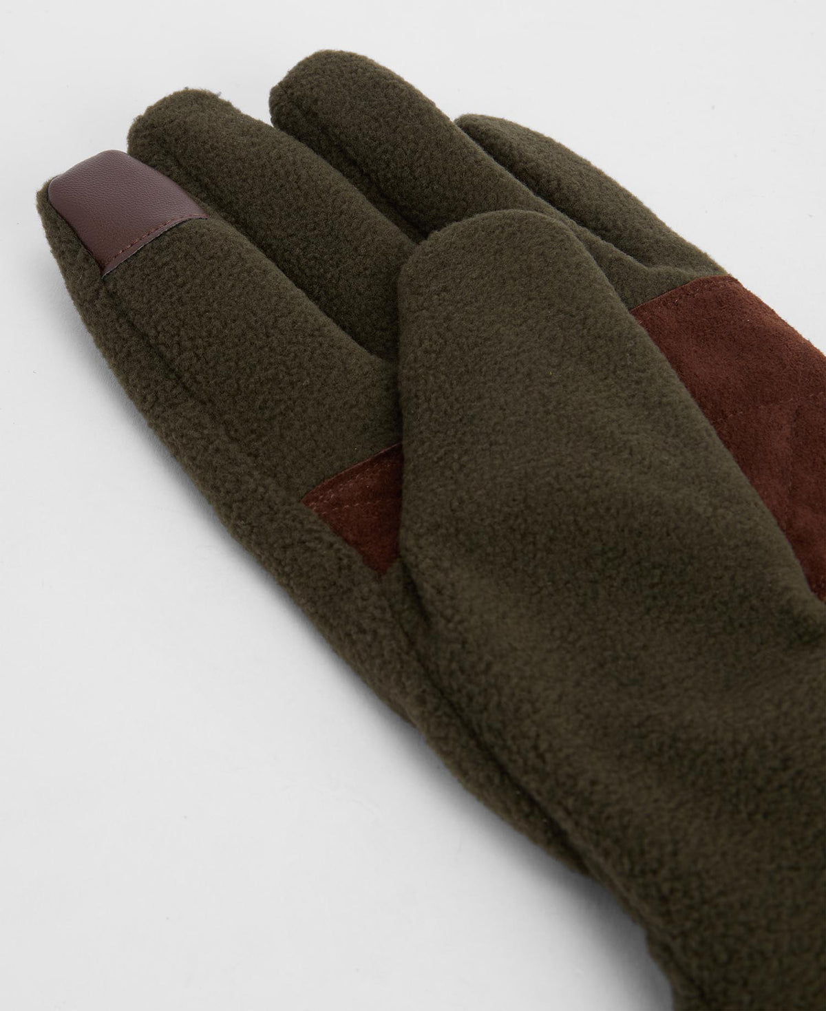 Barbour - Coalford Fleece Gloves, Olive