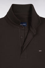 Load image into Gallery viewer, Eden Park - Long Sleeved Stretch Polo, Brown
