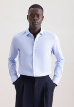 Load image into Gallery viewer, Seidensticker - Slim Fit Shirt, Mid-Blue Structure
