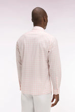 Load image into Gallery viewer, Eden Park - Checkered Straight-Cut Shirt, Light Pink
